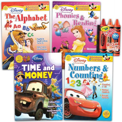 디즈니 Disney Princess Activity Workbooks Set of 4 Preschool Pre k Kindergarten 1st Grade Workbooks. Learn; Phonics, Alphabet, Letters, Writing, Reading, Spelling, Numbers, Phonics &