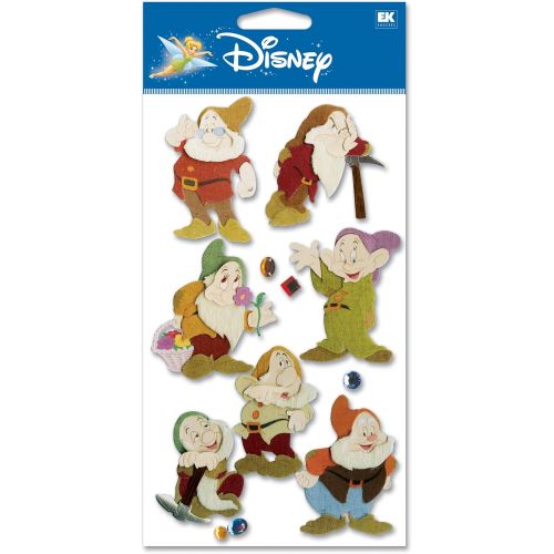디즈니 Disney 7 Dwarves Dimensional Sticker