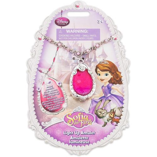 디즈니 Disney Interactive Studios Sofia the First Light up Amulet Disney Princess Necklace
