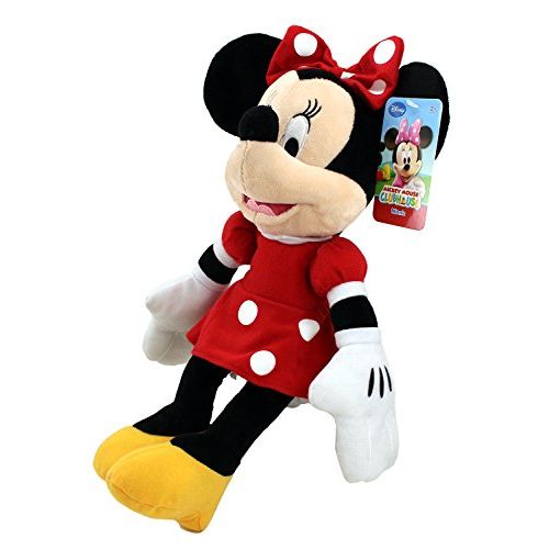 디즈니 Disney Plush Classic Minnie Mouse Red Polka Dot Dress 15 Toy Doll