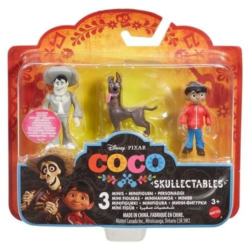 디즈니 Disney Coco Disney / Pixar Coco Skullectables Ernesto De La Cruz, Miguel & Dante Mini Figure 3 Pack Set