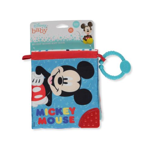 디즈니 Disney Mickey Mouse Soft Crinkle Book with Teether Corner
