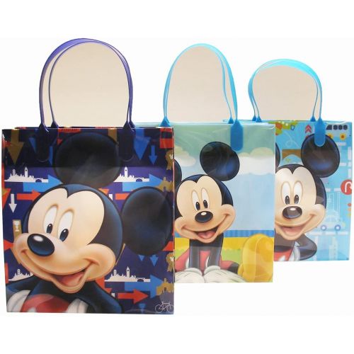 디즈니 Disney Mickey Mouse Party Favor Goody Gift Bags 8 Medium Size (12 Bags)