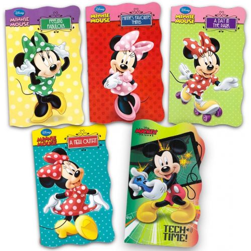 디즈니 Disney Minnie Mouse Ultimate Board Books Set for Kids Toddlers Bundle Includes Pack of 5 Books