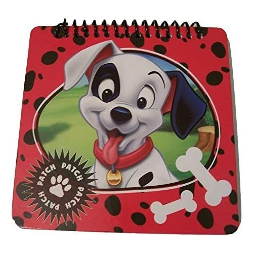 디즈니 Disney Shaped Memo Pad ~ 101 Dalmatians (Patch on Red; 5 x 5; 48 Sheets, 96 Pages)