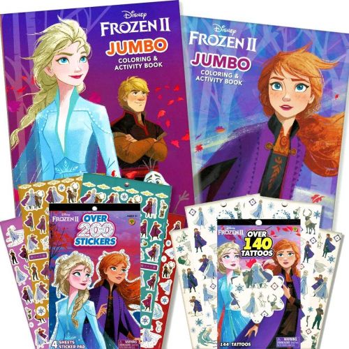 디즈니 Disney Studio Disney Frozen 2 Coloring and Activity Books with Temporary Tattoos and Stickers