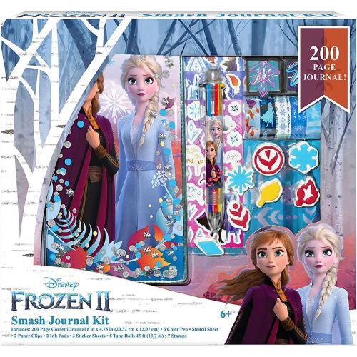 디즈니 Disney Frozen 2 Journal Elsa and Anna Smash Journal Kit