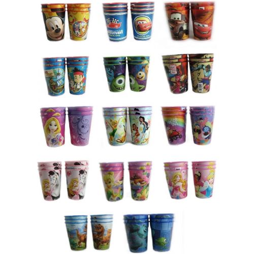 디즈니 6 Disney Pixar Reusable Treat Favor Party Cups (Princess Trio)