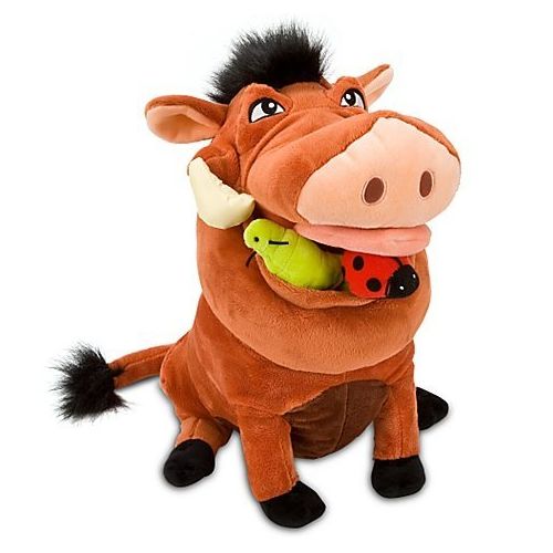 디즈니 Disney Store The Lion King 14 Pumbaa Plush Stuffed Animal Toy by Disney