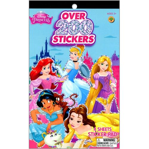 디즈니 Disney Princess Sticker Pad Over 200 Stickers