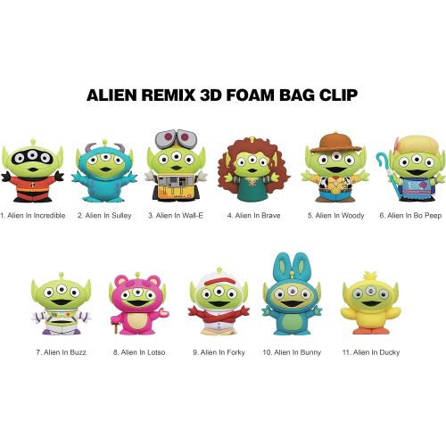 디즈니 Disney Alien MASH UPS 3D Foam Bag Clip