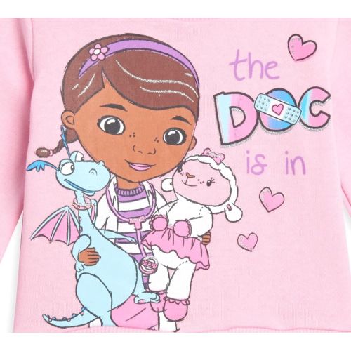 디즈니 Disney Doc McStuffins Costume Pullover Sweater with Tulle Ruffles Pink