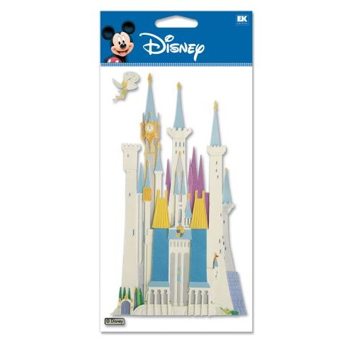 디즈니 Disney Castle Dimensional Sticker