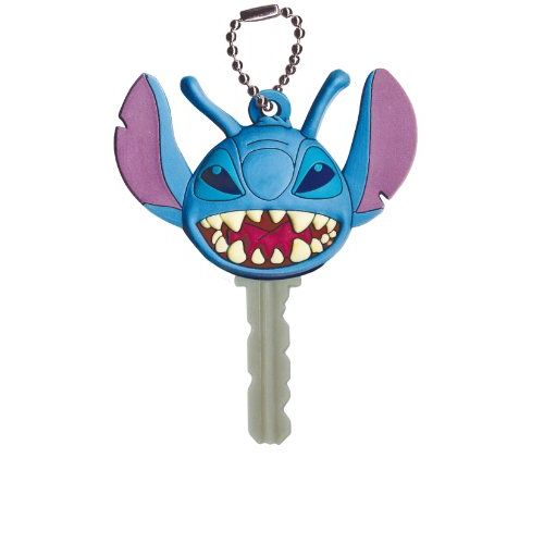 디즈니 Disney Stitch Laser Cut Keyring Key Holder,Multi colored,1