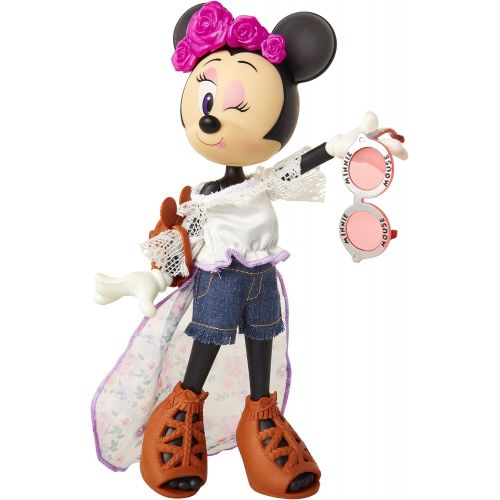디즈니 Disney Minnie Mouse Oh So Chic Floral Festival Minnie Premium Fashion Doll