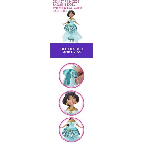 디즈니 Disney Princess Jasmine Doll with Royal Clips Fashion, One Clip Skirt