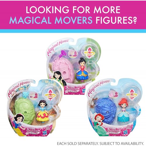 디즈니 Disney Princess Playset Magical Movers Twirling Tower Adventures, 2 Dolls Included Rapunzel and Eugene Fitzherbert, Toy for 4 Year Olds and Up