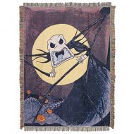 Disneys Nightmare Before Christmas, Wicked Paint Woven Tapestry Throw Blanket, 48 x 60, Multi Color