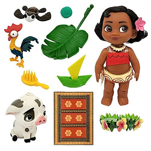 디즈니 Disney Moana Animators Collection Mini Doll Play Set ? 5 Inches