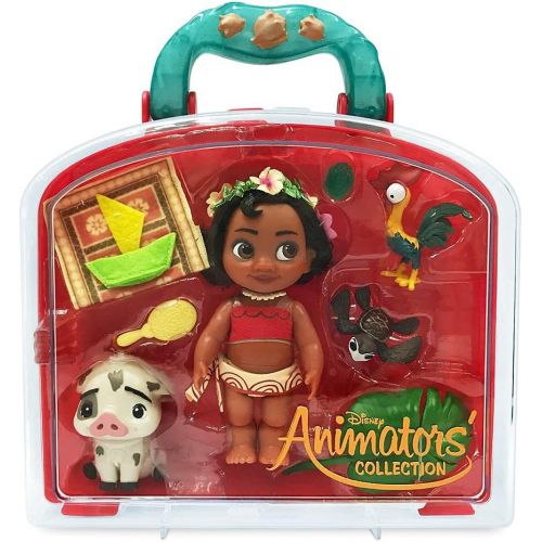 디즈니 Disney Moana Animators Collection Mini Doll Play Set ? 5 Inches