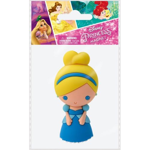 디즈니 Disney Princess Cinderella 3D Magnet Character Magnet,Multi colored,3