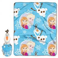 Disney Frozen Blizzard Boy Character Pillow and Fleece Throw Blanket Set, 40 x 50, Multi Color