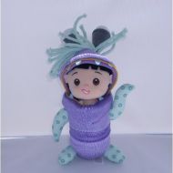Hard to Find Disney Monsters Inc. 10 Inch Plush Adorable Baby Boo Doll Dressed in Monster Costume New with Tags