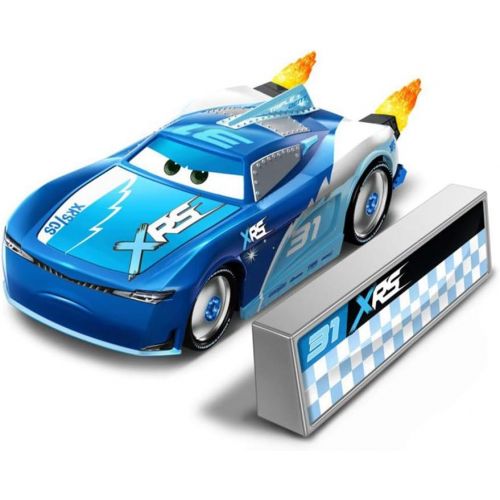 디즈니 Disney Cars XRS Rocket Racing 1:64 Die Cast Car with Blast Wall: Triple Dent #31 Cam Spinner