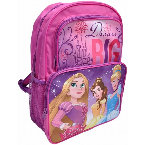 디즈니 Disney Princess Large 16 Backpack Cinderella Rapunzel