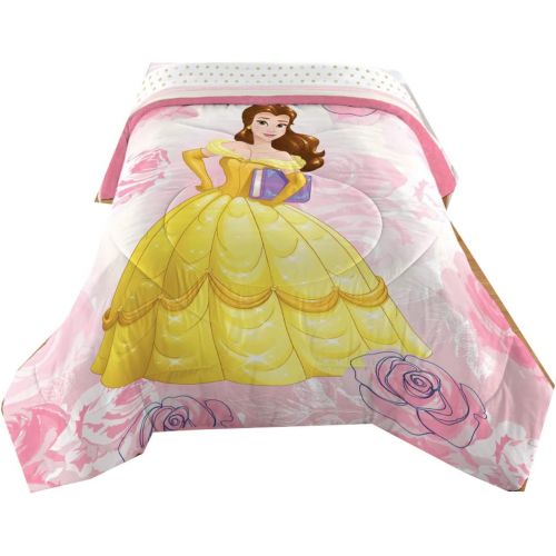 디즈니 Disney Princess Belle Twin Full Comforter Reversible