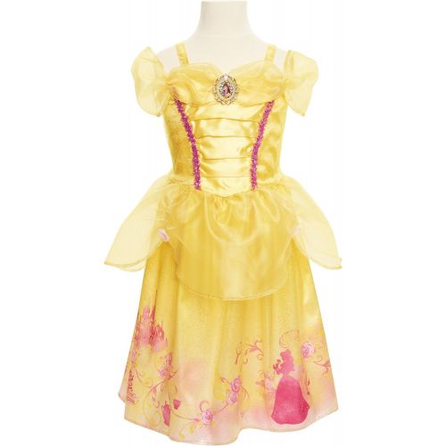 디즈니 Disney Princess 4314 Belle Explore Your World Dress, Size: 4 6x