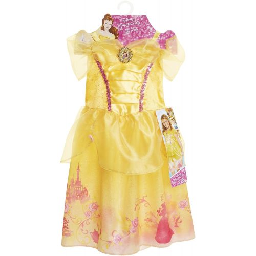 디즈니 Disney Princess 4314 Belle Explore Your World Dress, Size: 4 6x