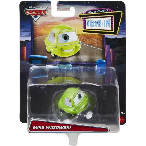 디즈니 Disney Cars Drive in Cars Character Vehicles Inspired by Disney Pixar Movie Cars ~ Mike Wazowski ~ Green One Eyed Vehicle