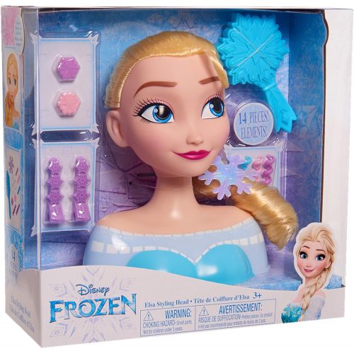 디즈니 Disney Frozen Elsa Styling Head, by Just Play