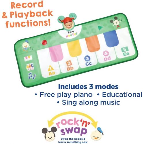 디즈니 Disney Hooyay Rock n Swap Tigger Musical Mat for Ages 6 Months and Up, Multi