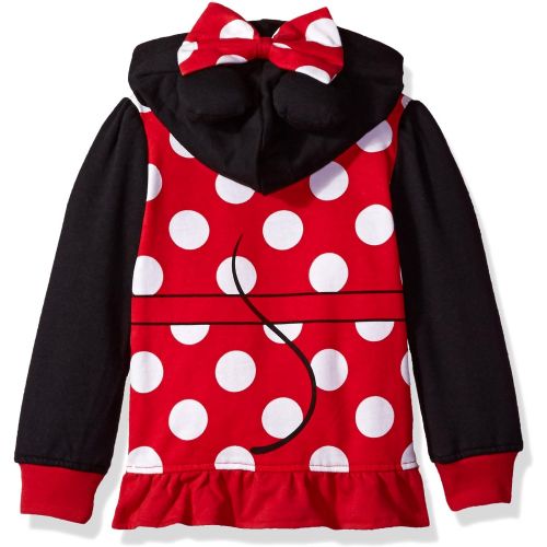 디즈니 Disney Baby Girls Toddler Minnie Mouse Costume Zip up Hoodie