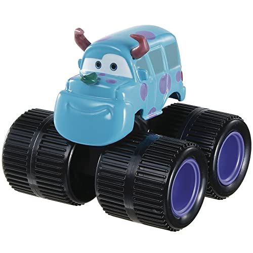 디즈니 Disney Cars Drive in Cars Character Vehicles Inspired by Disney Pixar Movie Cars ~ Sulley ~ Blue with Purple Polka Dots Sulley SUV