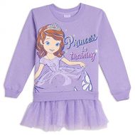 Disney Sofia The First Costume Pullover Sweater with Tulle Ruffles Purple