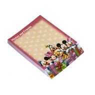 Disney Red Mickey and Gang Deluxe Memo Pad Novelty,Multi colored,3