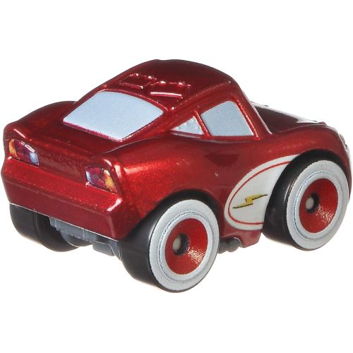 디즈니 Disney Cars Mini Racers Nighttime in Radiator Springs 3 Pack Cruisin Lighting McQueen, Red Ramone, Flo