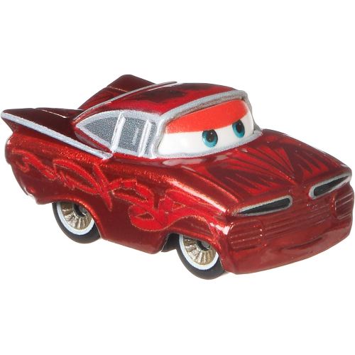 디즈니 Disney Cars Mini Racers Nighttime in Radiator Springs 3 Pack Cruisin Lighting McQueen, Red Ramone, Flo