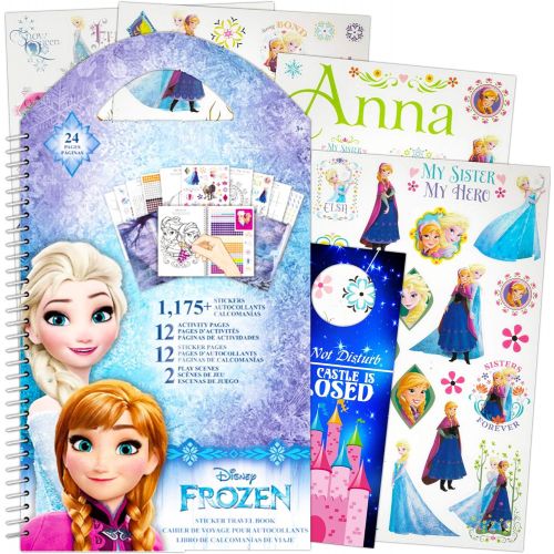 디즈니 Disney Studios Disney Frozen Stickers Travel Activity Set with Stickers, Activities, and Castle Door Hanger