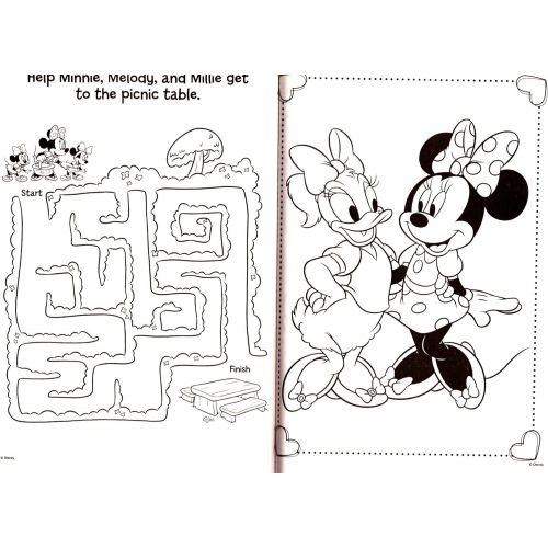 디즈니 Disney Junior Minnie Mouse Gigantic Coloring & Activity Book 200 Pages