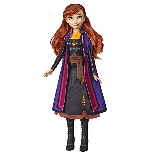 디즈니 Disney Frozen Anna Autumn Swirling Adventure Fashion Doll That Lights Up, Inspired by The Frozen 2 Movie Toy for Kids 3 Years Old & Up