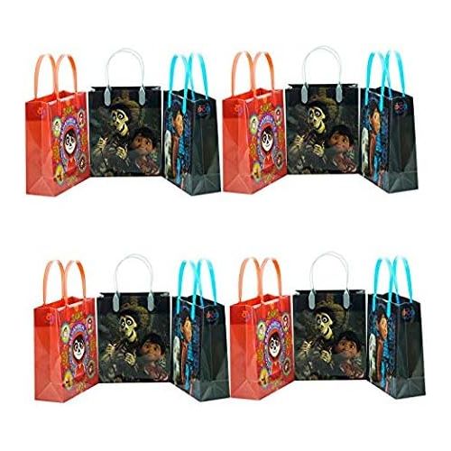 디즈니 Disney/Pixar Coco Premium Quality Party Favor Reusable Goodie/Gift/Bags 12 Pieces