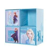 Disney Frozen 2 Collapsible Soft Storage Cubby with 3 Collapsible Cubes