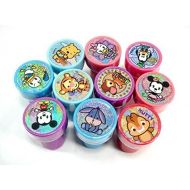 Disney Mickey and Minnie Clubhouse Cuties Self Inking 10pc Stamps Party Favors