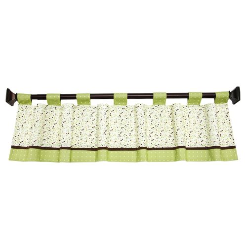 디즈니 Disney My Friend Pooh Window Valance, Sage/Ivory