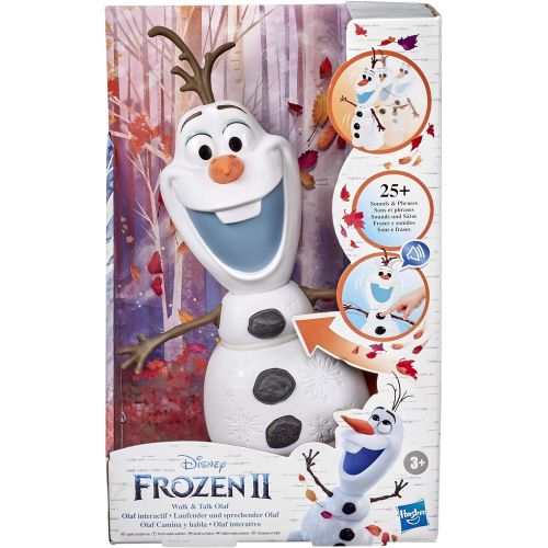 디즈니 Disney Frozen 2 Walk and Talk Olaf Toy for Girls and Boys Ages 3 and Up
