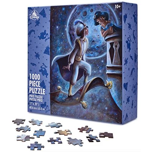디즈니 Disney Parks Exclusive Jigsaw Puzzle Aladdin and Jasmine 1000 Pieces